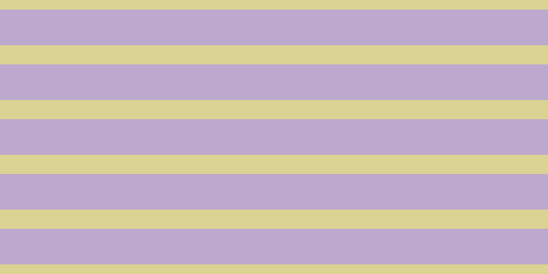 #bda9cd, #dbd393 horizontal lines, twenty-eight pixels wide, fifty-two pixels apart