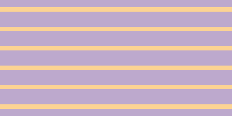 #bda9cd, #fcd393 horizontal lines, fifteen pixels wide, fifty-two pixels apart