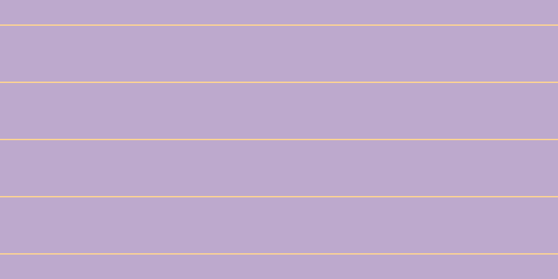 #bda9cd, #fcd393 horizontal lines, two pixels wide, eighty pixels apart