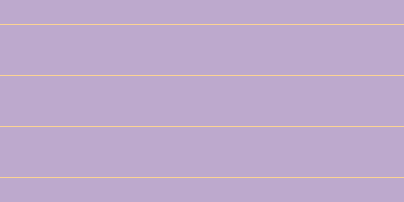#bda9cd, #fcd393 horizontal lines, two pixels wide, ninety-nine pixels apart