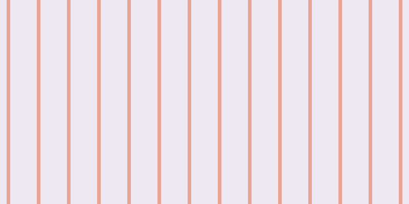 #bda9cd (25%), #eba393 vertical lines, seven pixels wide, fifty-two pixels apart