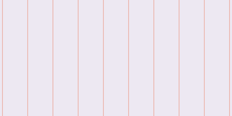 #bda9cd (25%), #eba393 vertical lines, two pixels wide, eighty-five pixels apart