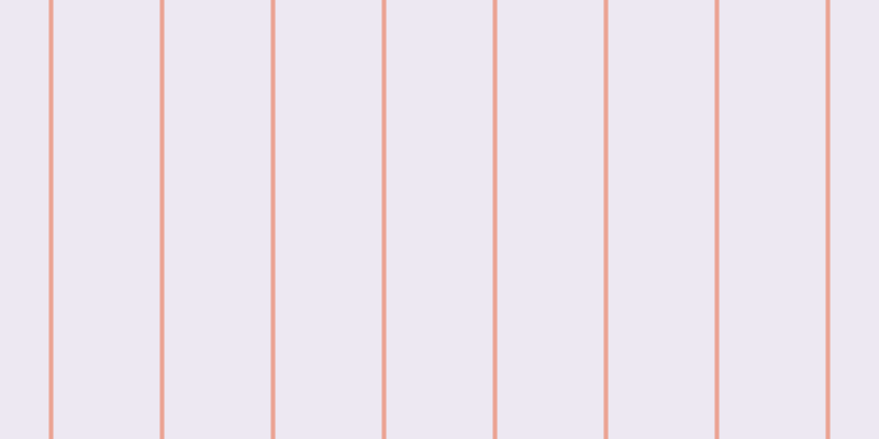 #bda9cd (25%), #eba393 vertical lines, four pixels wide, ninety-seven pixels apart