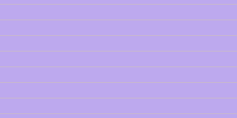 #bda9ee, #dbd393 horizontal lines, one pixels wide, fifty-two pixels apart