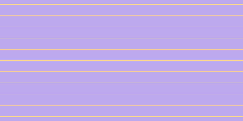 #bda9ee, #fcd393 horizontal lines, two pixels wide, thirty-five pixels apart