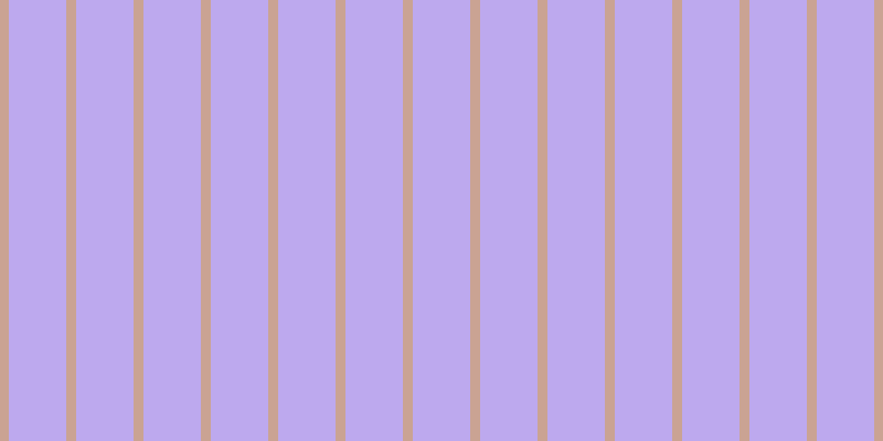 #bda9ee, #caa393 vertical lines, nine pixels wide, fifty-two pixels apart