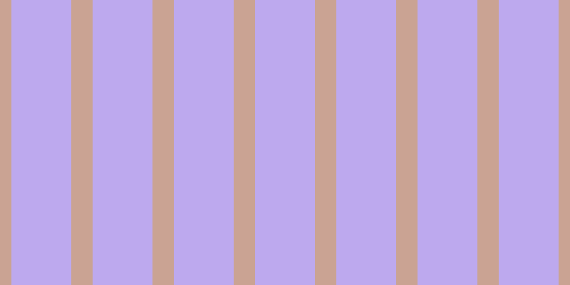 #bda9ee, #caa393 vertical lines, thirty pixels wide, eighty-four pixels apart