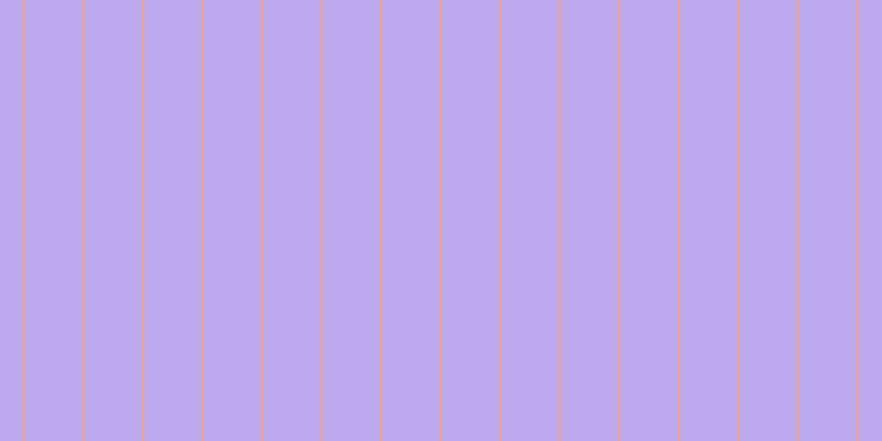 #bda9ee, #eba393 vertical lines, two pixels wide, fifty-two pixels apart