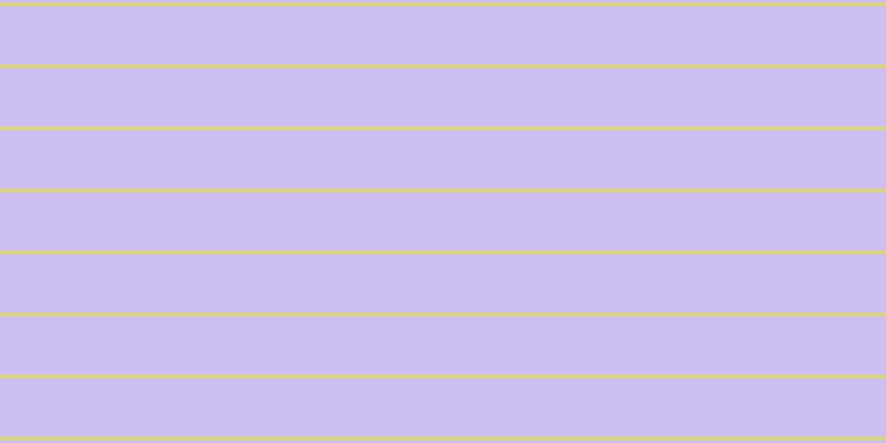 #bda9ee (75%), #dbd393 horizontal lines, four pixels wide, fifty-two pixels apart