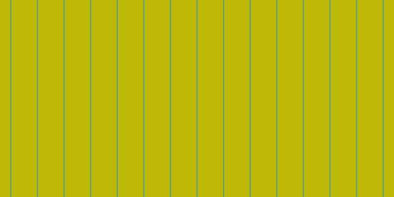#bdb708, #46a393 vertical lines, two pixels wide, fifty-two pixels apart