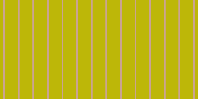 #bdb708, #caa393 vertical lines, seven pixels wide, fifty-two pixels apart