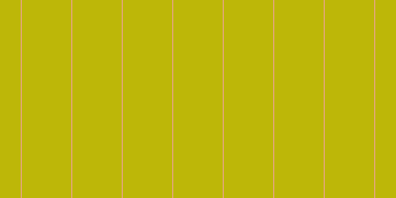 #bdb708, #eba393 vertical lines, two pixels wide, one hundred pixels apart