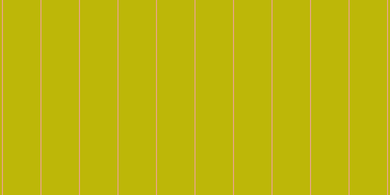 #bdb708, #eba393 vertical lines, two pixels wide, seventy-seven pixels apart