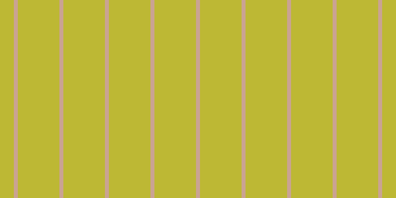 #bdb834, #caa393 vertical lines, eight pixels wide, eighty-four pixels apart