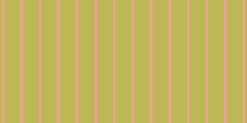#bdb855, #eba393 vertical lines, eight pixels wide, fifty-two pixels apart