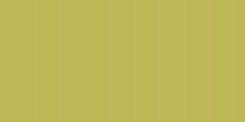#bdb855, #eba393 vertical lines, two pixels wide, seventy-nine pixels apart