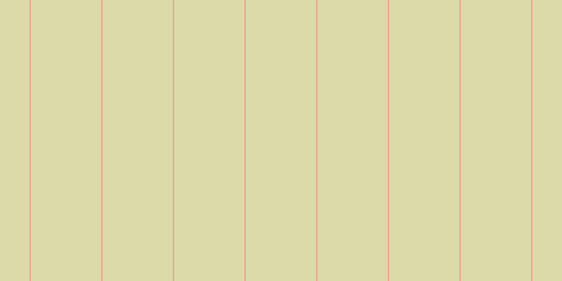 #bdb855 (50%), #eba393 vertical lines, two pixels wide, one hundred pixels apart