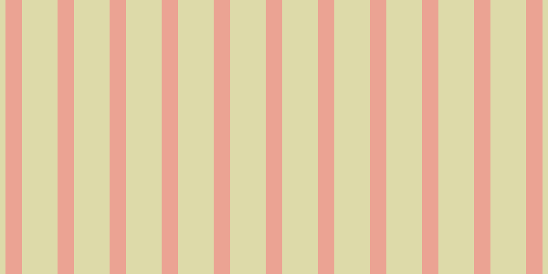 #bdb855 (50%), #eba393 vertical lines, twenty-four pixels wide, fifty-two pixels apart