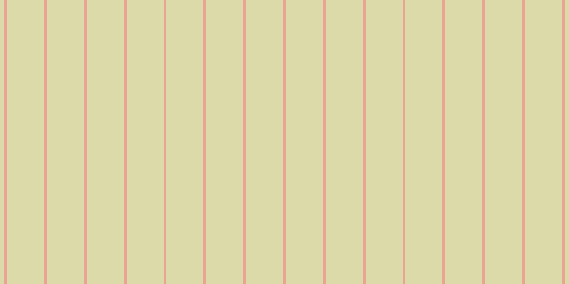#bdb855 (50%), #eba393 vertical lines, four pixels wide, fifty-two pixels apart