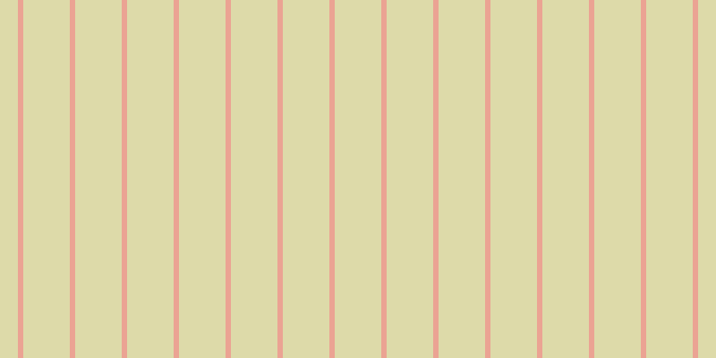 #bdb855 (50%), #eba393 vertical lines, six pixels wide, fifty-two pixels apart