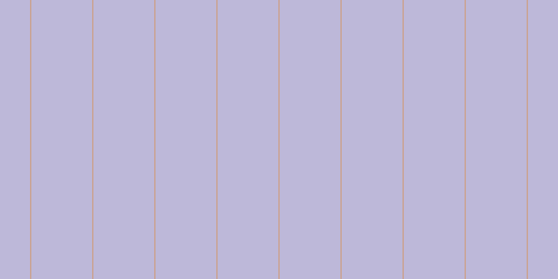 #bdb8d9, #caa393 vertical lines, two pixels wide, eighty-seven pixels apart
