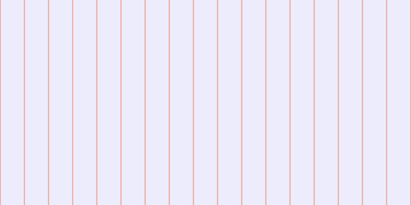 #bdb8fa (25%), #eba393 vertical lines, two pixels wide, forty-five pixels apart