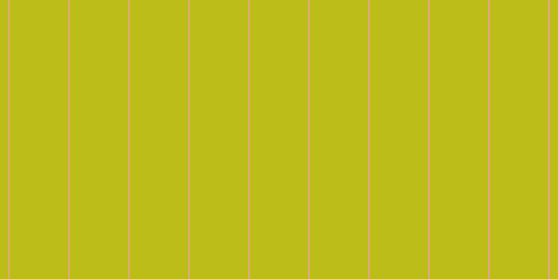 #bdbd1a, #eba393 vertical lines, two pixels wide, eighty-four pixels apart