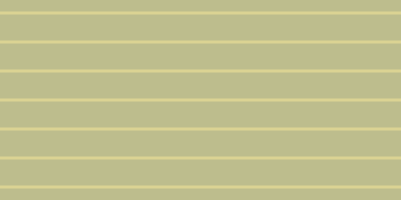 #bdbd8d, #dbd393 horizontal lines, six pixels wide, fifty-two pixels apart