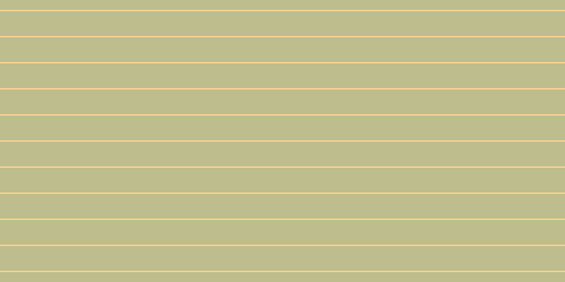 #bdbd8d, #fcd393 horizontal lines, two pixels wide, thirty-five pixels apart