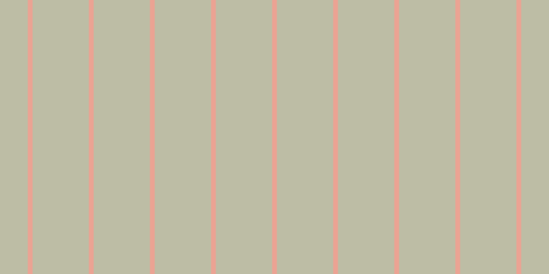 #bdbda5, #eba393 vertical lines, seven pixels wide, eighty-two pixels apart