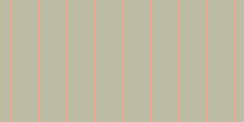 #bdbda5, #eba393 vertical lines, eight pixels wide, eighty-four pixels apart