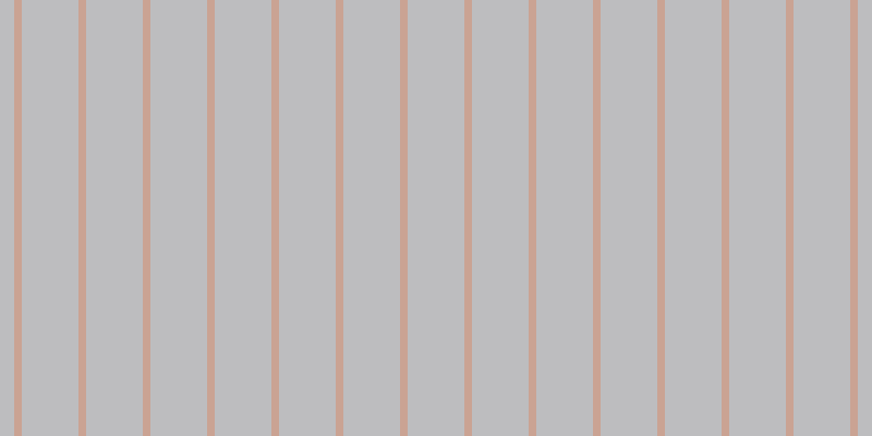 #bdbdbf, #caa393 vertical lines, seven pixels wide, fifty-two pixels apart
