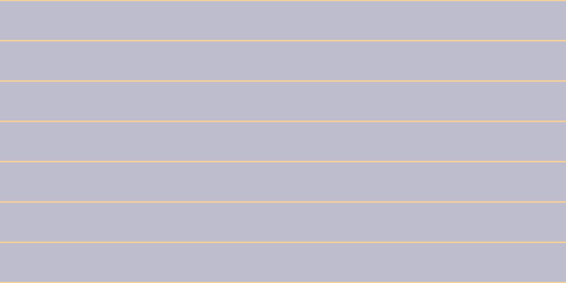 #bdbdce, #fcd393 horizontal lines, two pixels wide, fifty-five pixels apart