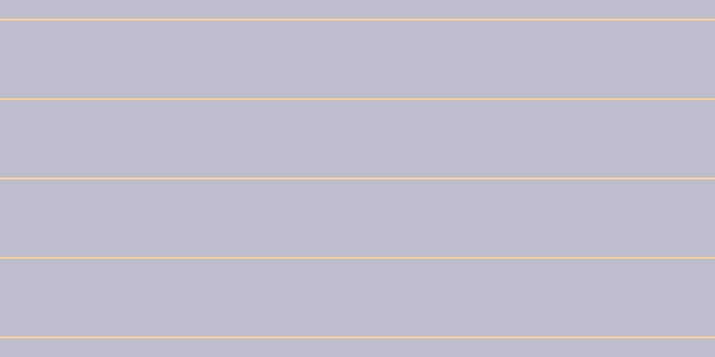 #bdbdce, #fcd393 horizontal lines, two pixels wide, eighty-seven pixels apart