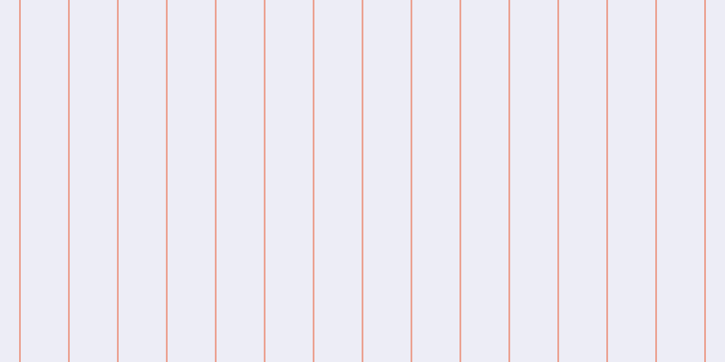 #bdbdde (25%), #eba393 vertical lines, two pixels wide, fifty-two pixels apart