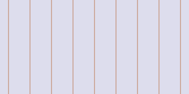#bdbdde (50%), #caa393 vertical lines, four pixels wide, eighty-seven pixels apart