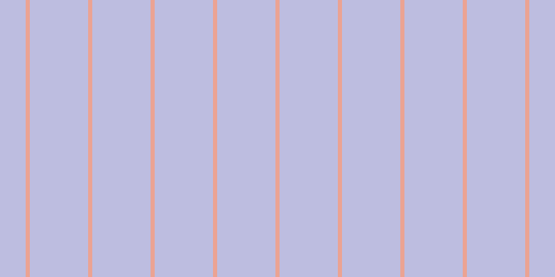 #bdbde0, #eba393 vertical lines, six pixels wide, eighty-four pixels apart