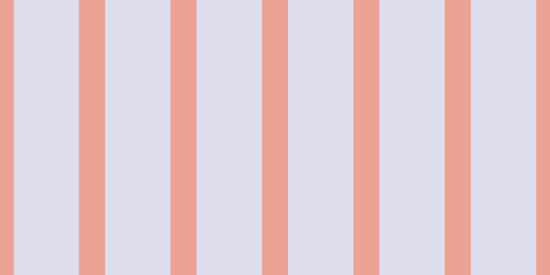 #bdbde0 (50%), #eba393 vertical lines, thirty-eight pixels wide, ninety-five pixels apart
