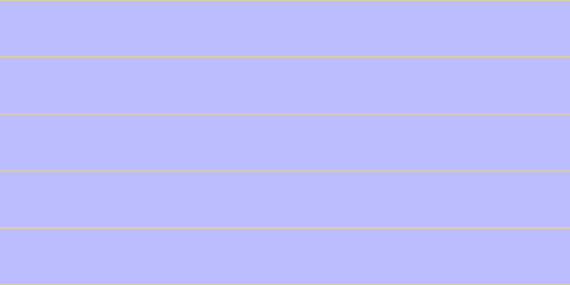 #bdbdff, #dbd393 horizontal lines, two pixels wide, seventy-eight pixels apart