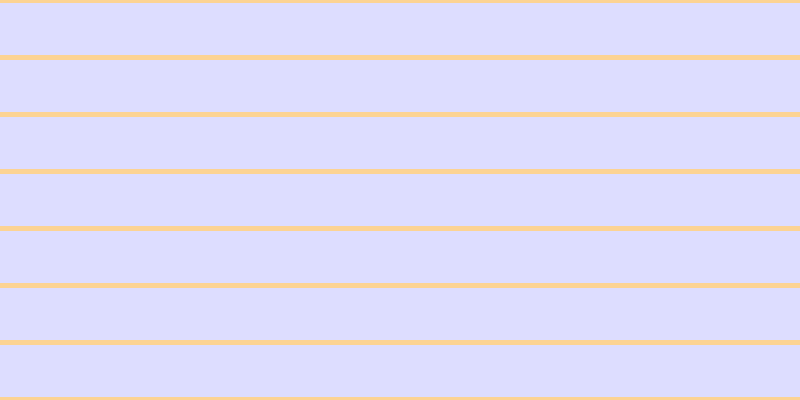 #bdbdff (50%), #fcd393 horizontal lines, five pixels wide, fifty-two pixels apart