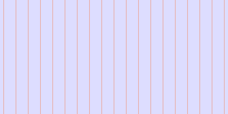 #bdbdff (50%), #eba393 vertical lines, two pixels wide, forty-one pixels apart