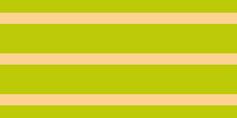 #bdca07, #fcd393 horizontal lines, thirty-eight pixels wide, one hundred pixels apart