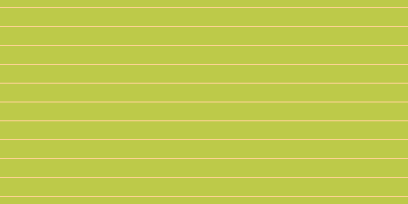 #bdca49, #fcd393 horizontal lines, two pixels wide, thirty-five pixels apart