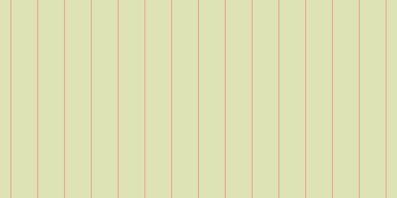 #bdca6a (50%), #eba393 vertical lines, two pixels wide, fifty-two pixels apart