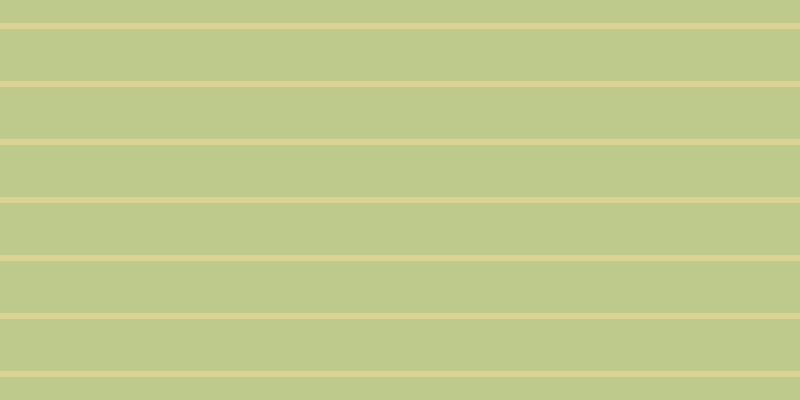 #bdca8b, #dbd393 horizontal lines, six pixels wide, fifty-two pixels apart