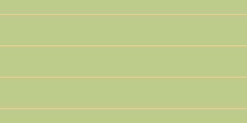 #bdca8b, #dbd393 horizontal lines, five pixels wide, ninety-seven pixels apart