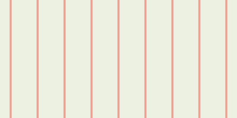 #bdca8b (25%), #eba393 vertical lines, seven pixels wide, eighty-four pixels apart
