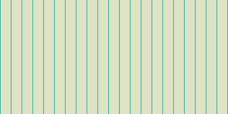 #bdca8b (50%), #04a393 vertical lines, two pixels wide, thirty-six pixels apart