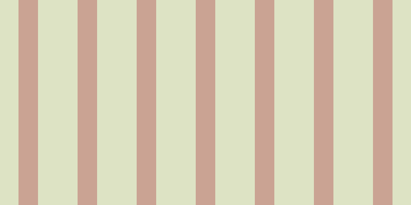 #bdca8b (50%), #caa393 vertical lines, thirty-eight pixels wide, seventy-seven pixels apart