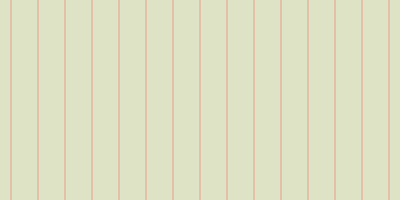 #bdca8b (50%), #eba393 vertical lines, two pixels wide, fifty-two pixels apart